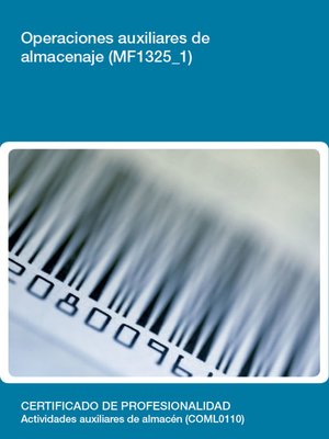 cover image of MF1325_1--Operaciones auxiliares de almacenaje